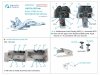 Quinta Studio QDS+48347 FA-18D late 3D-Printed coloured Interior on decal paper (Hasegawa) (with 3D-printed resin parts) (Small version) 1/48
